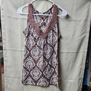 Maurices Womens Burnout Tank Top Size S